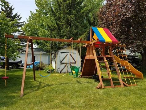 Rainbow Play Systems Rainbow Play Systems Backyard Play Wooden