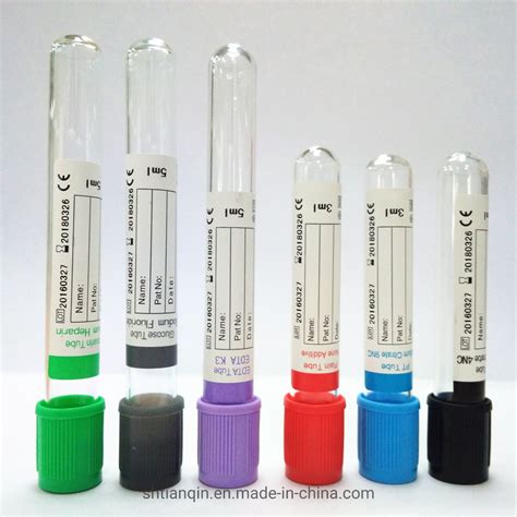 Medical Disposable Vacuum Pet Glass Serum Blood Collection Tube China