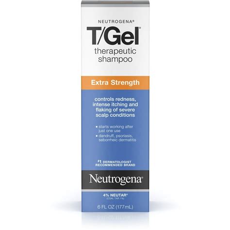 Neutrogena T Gel Tgel Extra Strength Therapeutic Shampoo With 1 Coal