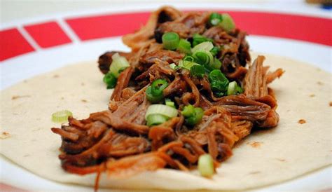 Asian Pulled Pork Tacos Slow Cooker With Sweet And Spicy Barbecue