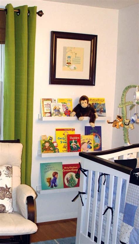 Reclaim the space, and give your kids room to play, with an ideal storage solution for your childs books and toys. $10 Ledge Plans make great Nursery Book Shelves | Ana ...