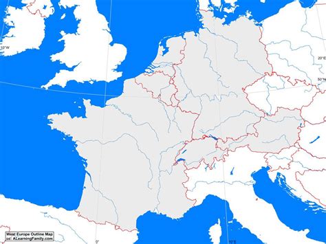 Download this free printable blank map of europe for your social studies project. Blank Map Of Western Europe Printable - Calendrier 2021