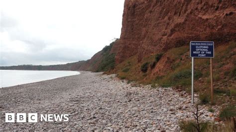 Nudists Angry At Budleigh Salterton Beach Extension Block BBC News