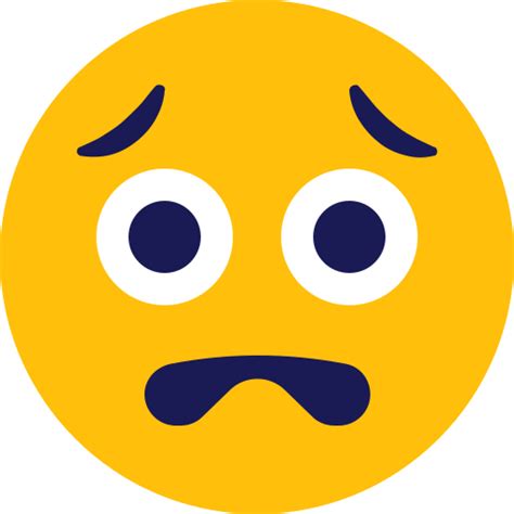Scared Face Emoji Clip Art