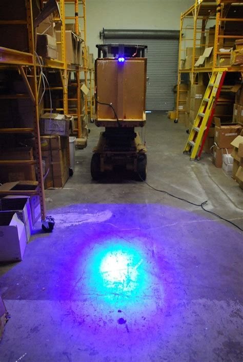 8w Cree Blue Led Forklift Safety Light Inewteck