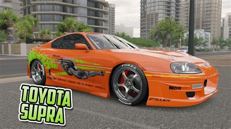 Fast And The Furious Toyota Supra Rz Forza Horizon 3 Youtube