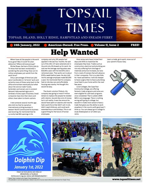 Enewspaper Viewer Topsail Times Newspaper Volume 2 Issue 2