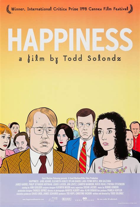 Happiness 1998 Todd Solondz Happiness Poster Todd Solondz Movie Posters