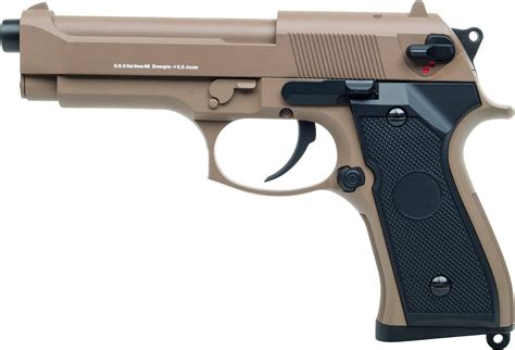 Pistola Airsoft Elettrica M9 AEP TAN CM126 Modalità colpo singolo o