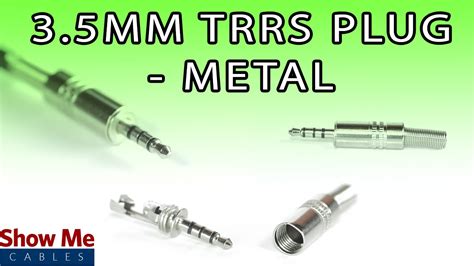 Incompatibility between trrs (ctia) & trrs (omtp) jacks/plugs. 3.5mm Metal TRRS Plug - DIY Project to Repair Your Audio Cable #945 - YouTube