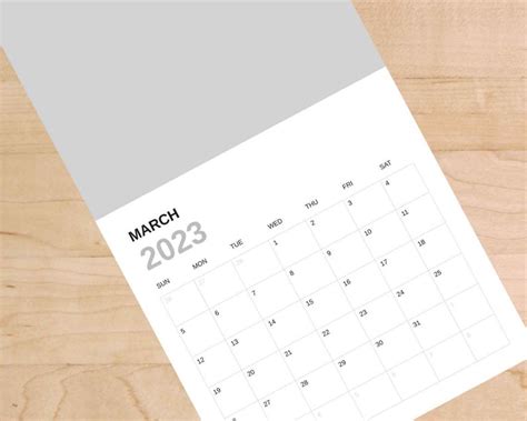 2023 Wall Calendar Template Adobe Indesign Working Digital Etsy