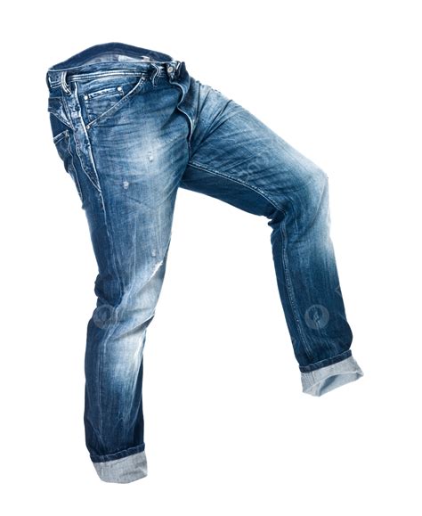 รูปสวมกางเกงยีนส์สีน้ำเงินแยกออกมาตัดออก Png พื้นหลังสีขาว กระโดด กางเกงภาพ Png สำหรับการ