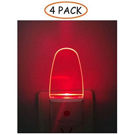 Reminda 4 Pack Auto Nightlight Lamp With Dusk To Dawn Sensor For