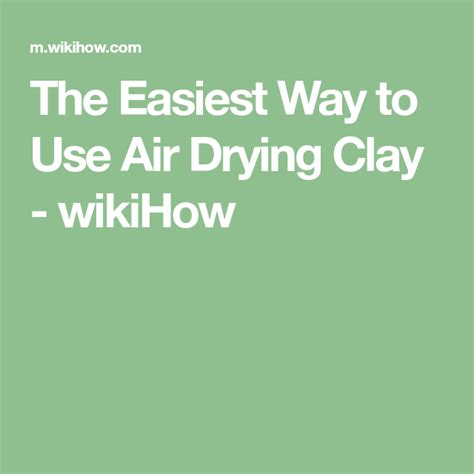 My hair comes out a lot smoother when i use rollers compared to airdrying without rollers. How to Use Air Drying Clay | Air dry clay, Clay, Air