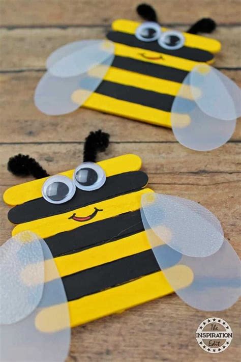 Arts and crafts for kids easy. 51 Amazing Preschool Bug Crafts · The Inspiration Edit