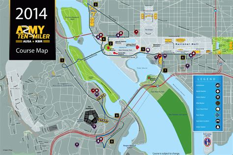 Kim Runs Miles With Smiles Course Guide For Army Ten Miler 2014