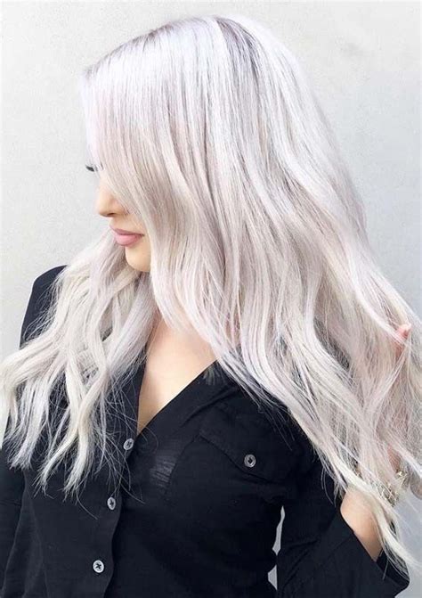 Platinum For Fall2019 Were Into It Long Hair Trends Hair Color
