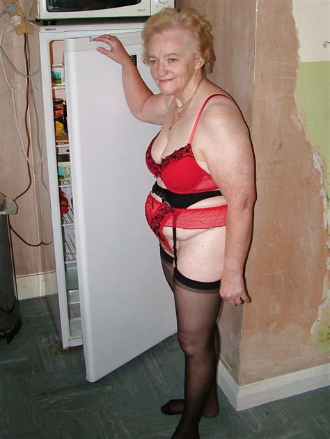 Old Slut Granny Jean Shows Her Tits And Cunt Photo