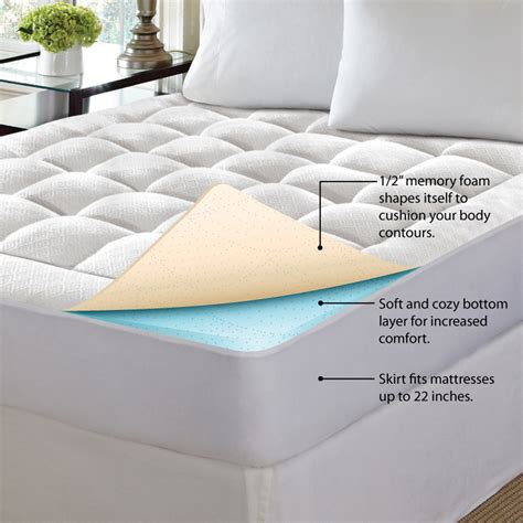 Find memory foam mattress pads and all the bed accessories you need. Pure Rest Washable Memory Foam Mattress Pad (King ...