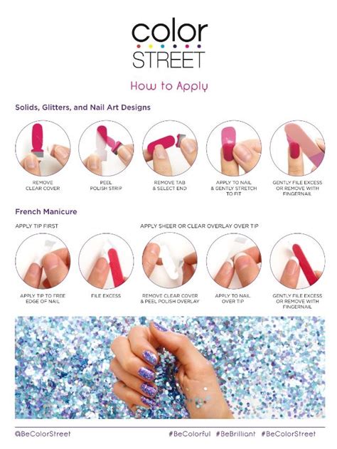 How to apply your ColorStreet nail art. | Color street, Color street