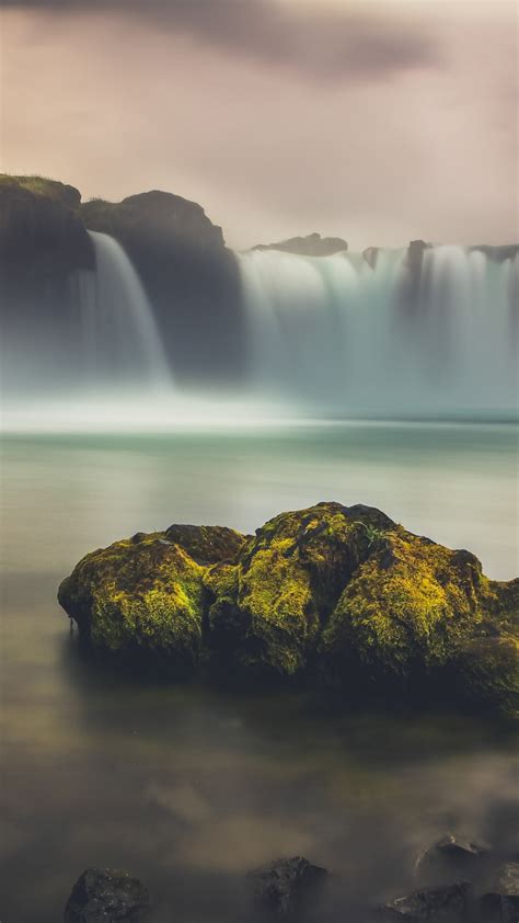 Wallpapers Hd Godafoss Waterfall Iceland