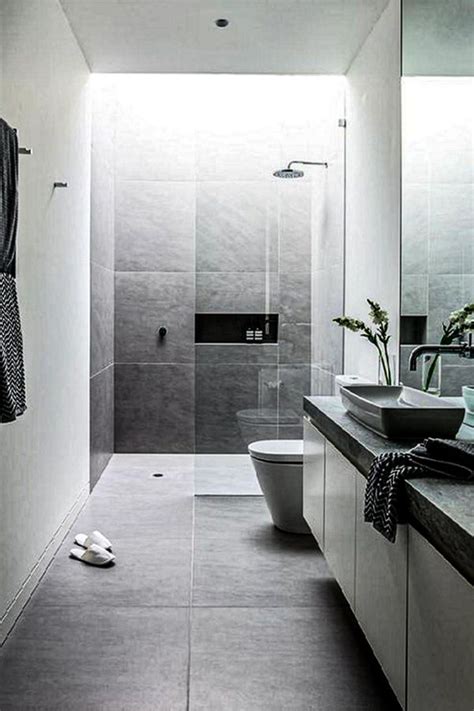 55 Great Grey Bathroom Tiles Design Ideas Page 18
