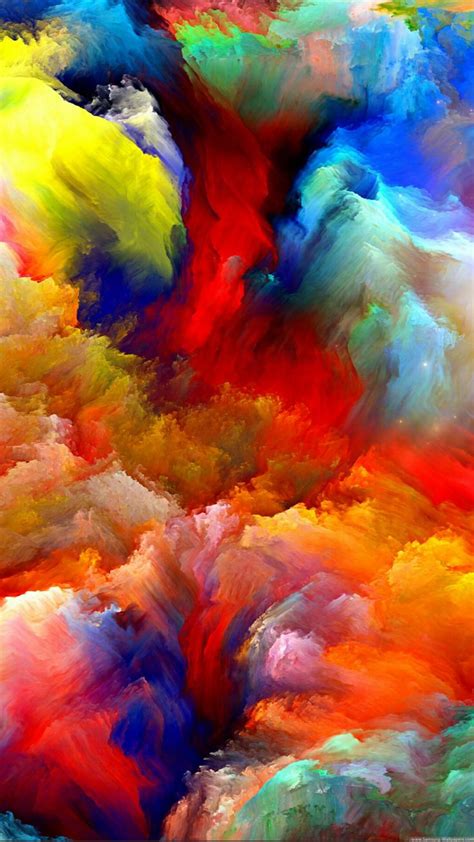 Colour Abstract Lock Screen Colorful Wallpaper Iphone 6s Wallpaper