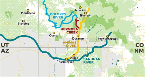 San Juan River Map Color 2018