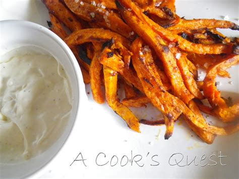 Jun 13, 2015 · today i'm sharing a very versatile korean dipping sauce recipe. A Cook's Quest: Chipotle Sweet Potato Fries with Garlic ...