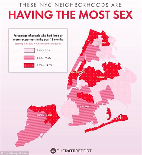 Big Apples Sex Map Chart Reveals East Harlem Is New York Citys Most Most Promiscuous