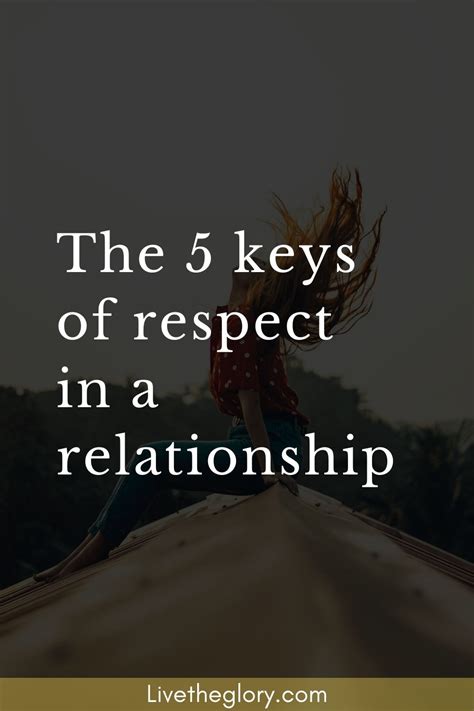 Respect In A Couples Relationship Should Never Be Taken For Granted It Is Won Every Day It Is