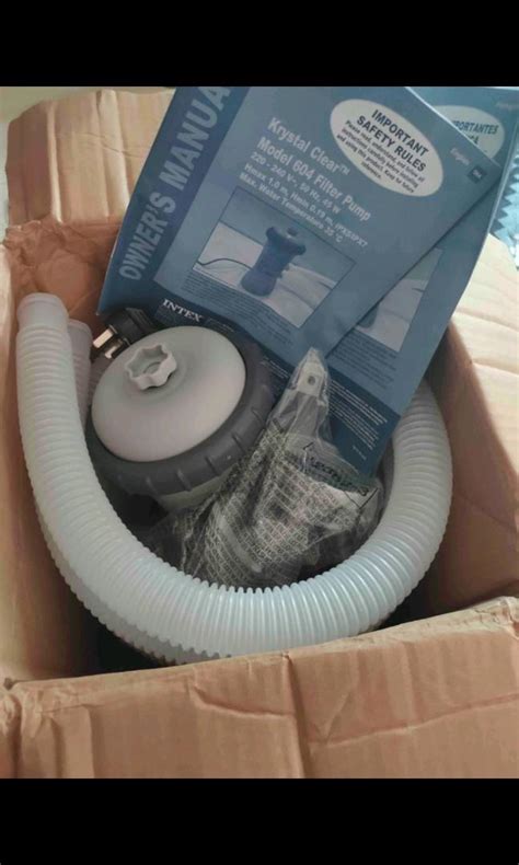 Intex Krystal Clear Filter Pump Everything Else Others On Carousell