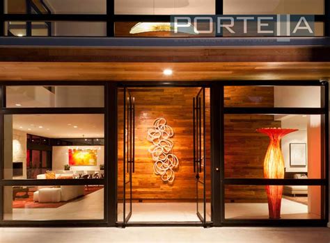 You can download rustic style portella steel entry doors with glass pictures for free and without any registration only at trendslidingdoors.com. Portella Custom Steel Doors and Windows