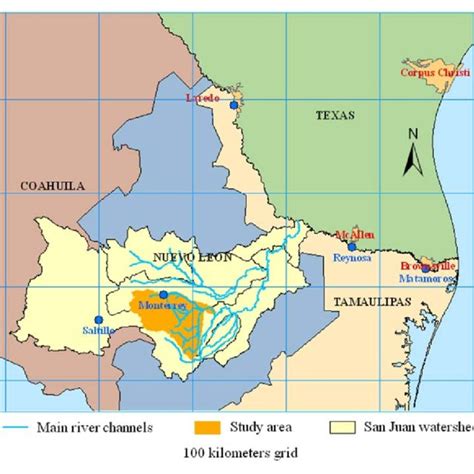 Study Area Within San Juan River Watershed Download Scientific Diagram