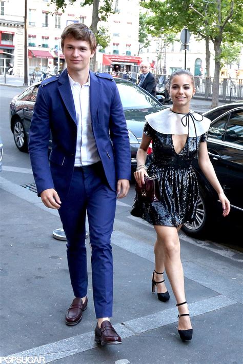 Ansel Elgort Makes A Rare Public Appearance With His Girlfriend Ansel Elgort And Violetta