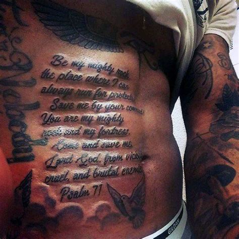 Stomach Tattoo For Men