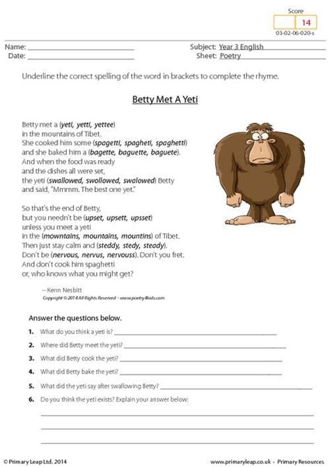 Good readers know how to analyze a text, make connections as they read and discuss text elements. Free Printable English Worksheets For Year 5 Uk ...