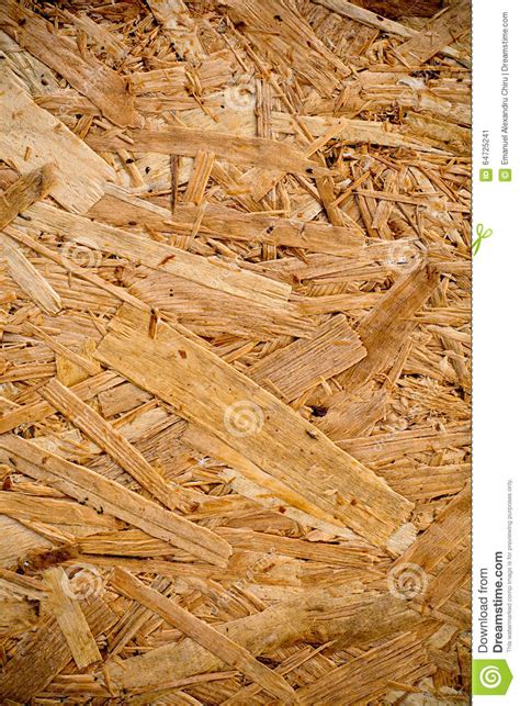 Wall Of Wooden Flakes Full Of Texture And Random Pattern Stock Image