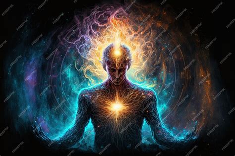 Premium Photo | The Source of Consciousness, energy of the universe