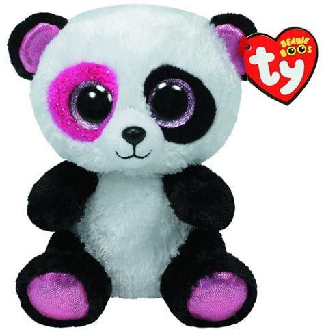 New Ty Beanie Boos Penny The Panda Exclusive Glitter Eyes Small 6 Plush