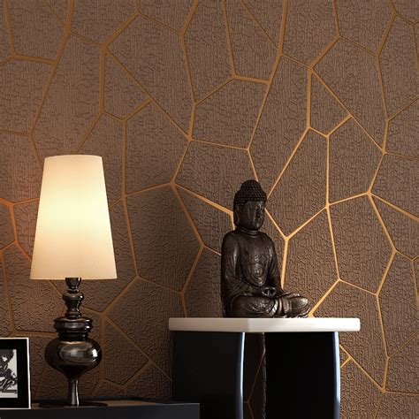 Luxury bedrooms make the perfect relaxing escape from the challenges of the place this music speaker wallpaper mural in your modern yet rustic grey bedroom for the ultimate rocking statement. Luxury Modern Geometric Pattern Thicken 3D Stereoscopic ...