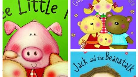 3 Stories Goldilocks Three Little Pigs And Jack And The Beanstalk