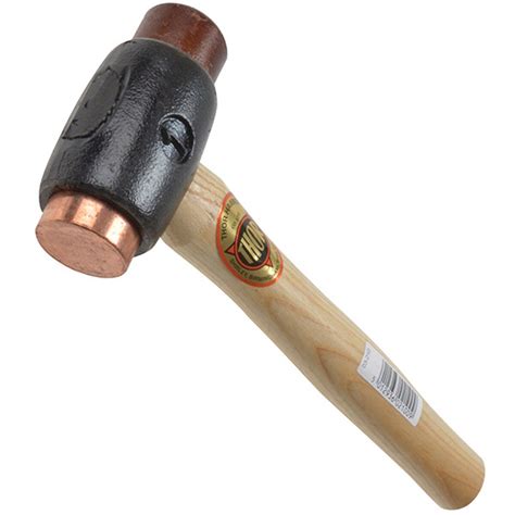 Thor 03 210 Copper Rawhide Hammer Size 1 32mm 114 710g 112lb