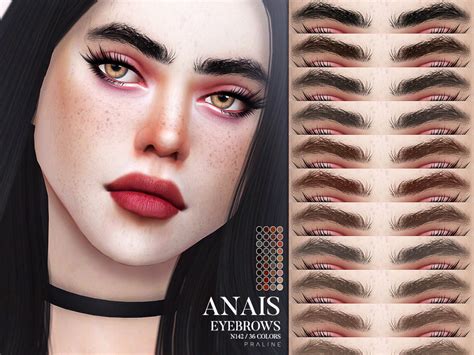 The Sims Resource Anais Eyebrows N142