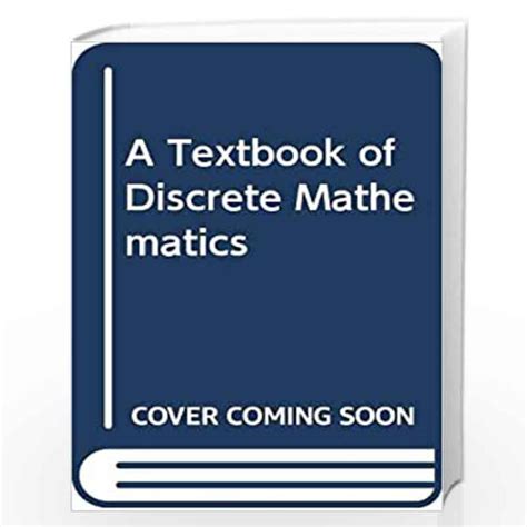 A Textbook Of Discrete Mathematics Wbut By Samanta Guruprasad Buy