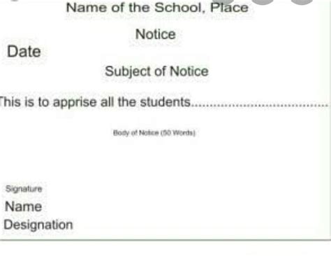 These notices are usually about events, activities and issues related to the school. Notice Writing Format Download Marathi / Chandrakant ...