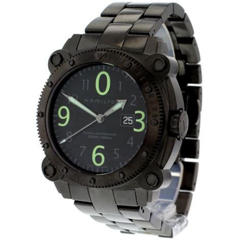 Martin, the policeman who was driving, survives and fortifies his position while the con men search for a way to finish him. Hamilton Khaki Below Zero, 18768S, H785850 | Watches.co.uk