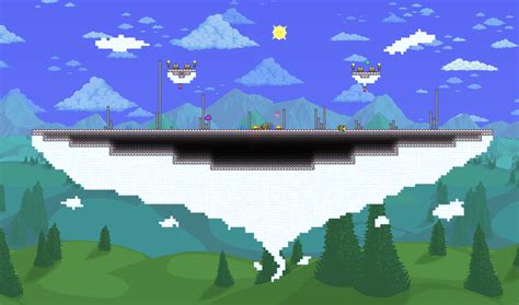 A Silly Sky Arena For The Old One Army Side Content Terraria