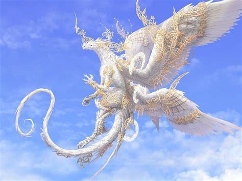 Free Download White Dragon Wallpapers 1024x768 For Your Desktop
