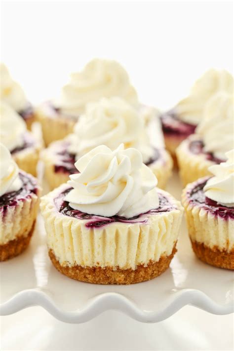 Mini Lemon Blueberry Cheesecakes Live Well Bake Often